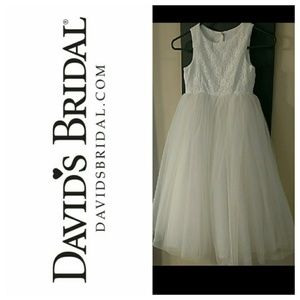 David's Bridal Flower Girl Dress